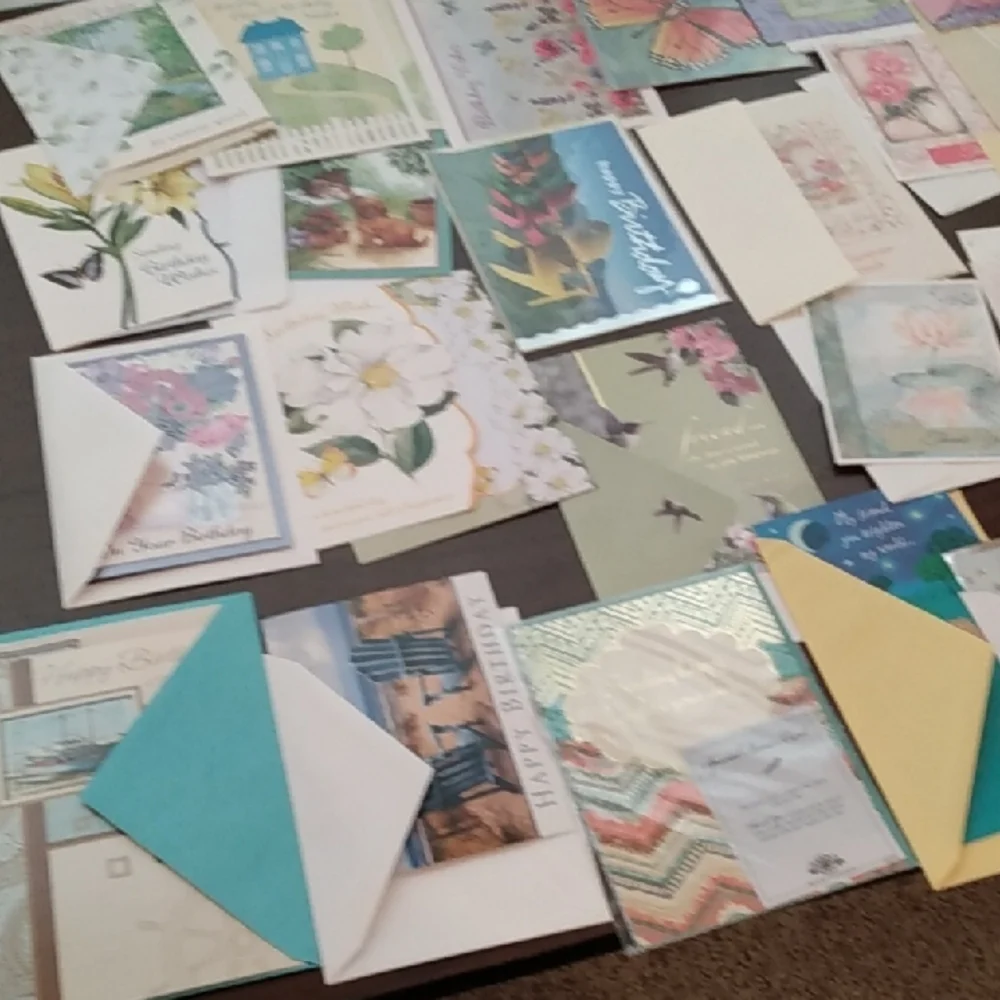 Bundle 30 Assorted Greeting Cards with Matching Envelopes For Various Occasions
